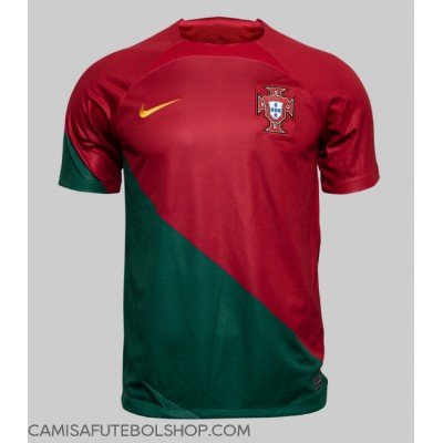 Camisa de time de futebol Portugal Nuno Mendes #19 Replicas 1º Equipamento Mundo 2022 Manga Curta